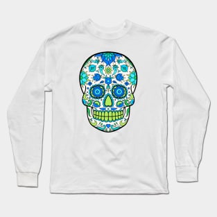 Sugar Skull Art Long Sleeve T-Shirt